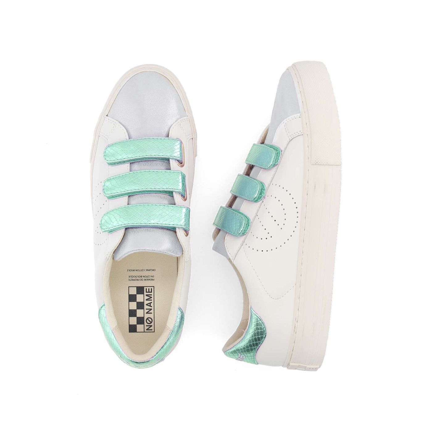 ARCADE STRAPSPERFO W - NAPPA/GLOW/JUNG - OFF WHITE/SILVER/TURQUOISE